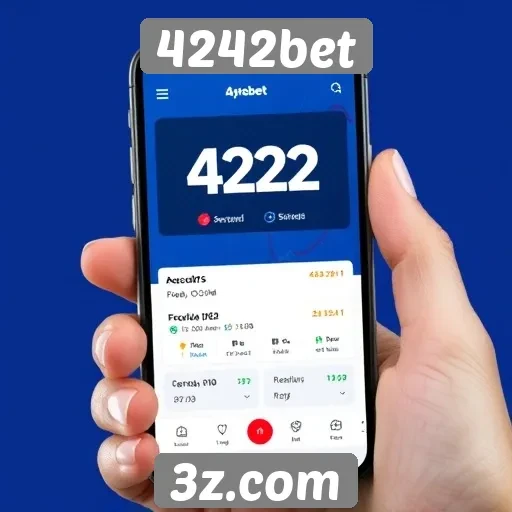 Funcionalidade do aplicativo móvel da 4242bet